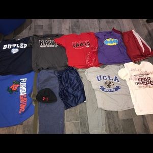 XL and XXL shirts, shorts, cold gear, etc.